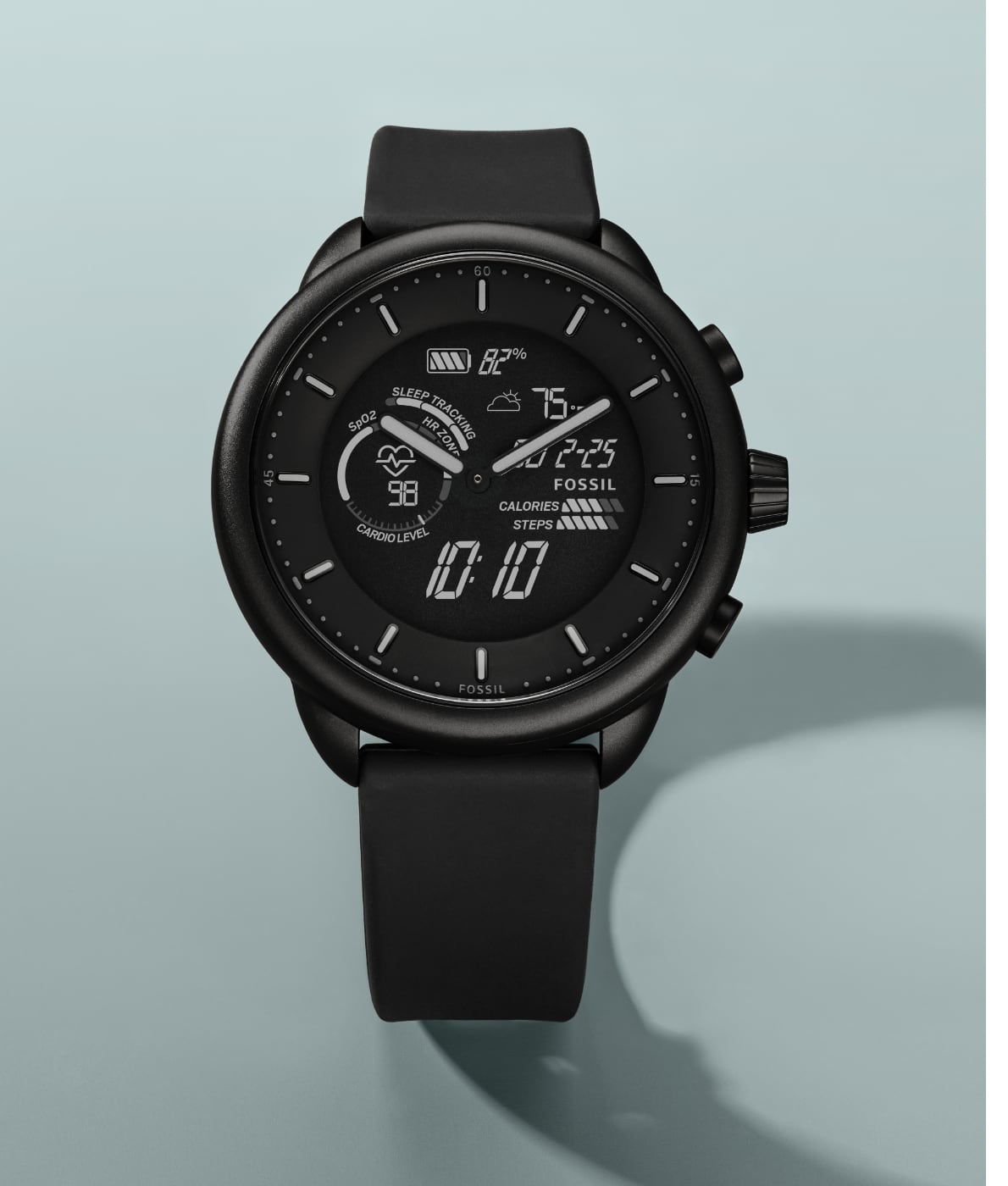 Gen 6 Wellness Edition Hybrid Smartwatch Blush Silicone - FTW7083 - Fossil