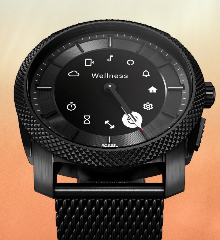 Stella Gen 6 Hybrid Smartwatch Black Leather - FTW7064 - Fossil