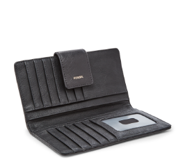 Logan Leather RFID Zip Around Clutch Wallet - SL7831001 - Fossil